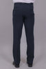 Bluebird Men's Regular Fit Navy Blue Lycra Trouser