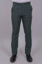 Bluebird Men's Regular Fit Charcoal Grey Lycra Trouser
