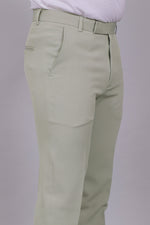 Bluebird Men's Regular Fit Ash Grey Lycra Trouser