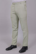 Bluebird Men's Regular Fit Ash Grey Lycra Trouser
