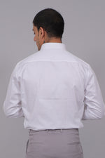 Bluebird Men’s White Shirt – Pintucks Style