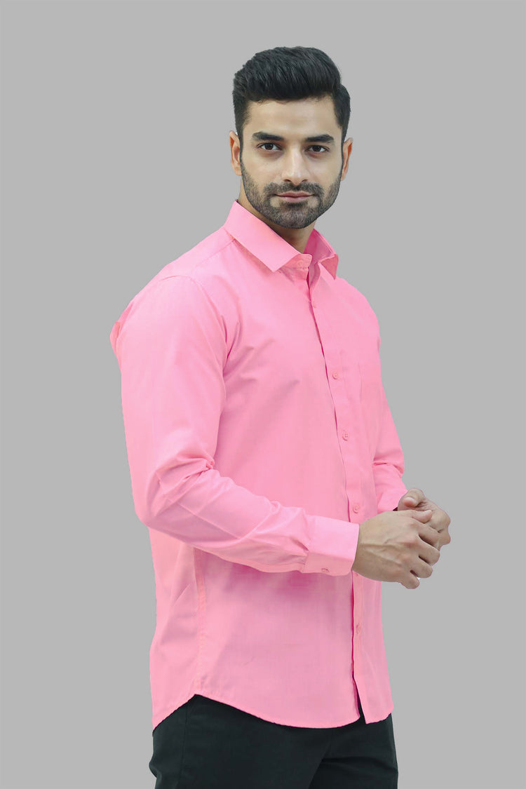 BLUEBIRD MEN'S PINK FORMAL SHIRT