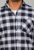 Bluebird Men’s DARK BLUE WHITE Checked Shirt