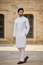 Cotton Men's Kurta Pajama Set
