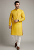 Veshbhoshaa Men's Yellow Kurta Pajama Set