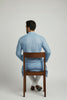 Veshbhoshaa Mens's Blue Kurta Pajama Set