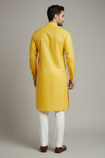 Men's Yellow Kurta Pajama Set