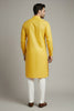 Veshbhoshaa Men's Yellow Kurta Pajama Set