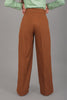 Bluebird Women Caramel Bell Bottom Trouser - Veshbhoshaa