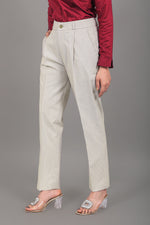 BLUEBIRD WOMEN'S BROWN CHECKS TROUSER