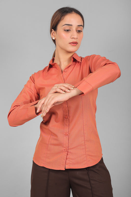 BLUEBIRD WOMEN'S PEACH SHIRT