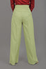 BLUEBIRD WOMEN'S LIGHT GREEN BELL BOTTOM TROUSER