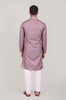 "Bluesaanchi: Elegantly Casual purple Kurta set"