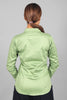 BLUEBIRD WOMEN'S LIGHT GREEN SATIN SHIRT