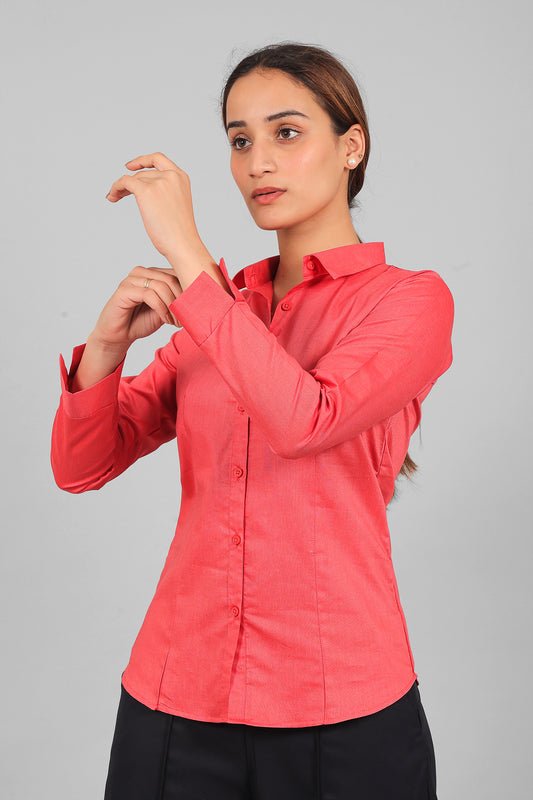 BLUEBIRD WOMEN'S DARK PINK SHIRT