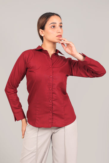 BLUEBIRD WOMEN'S RED SHIRT