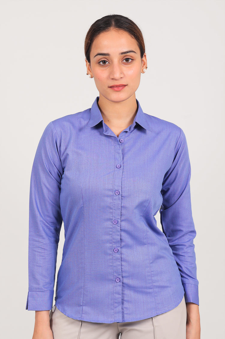 BLUEBIRD WOMEN'S PURPLE SHIRT