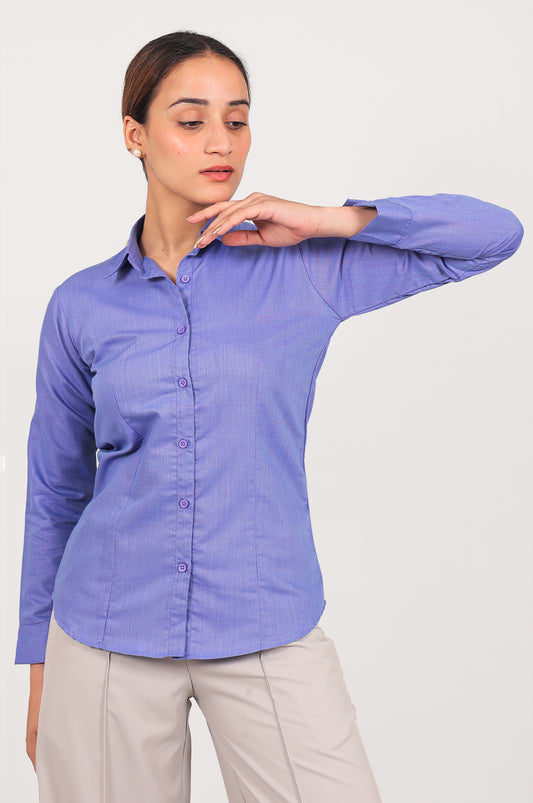 BLUEBIRD WOMEN'S PURPLE SHIRT