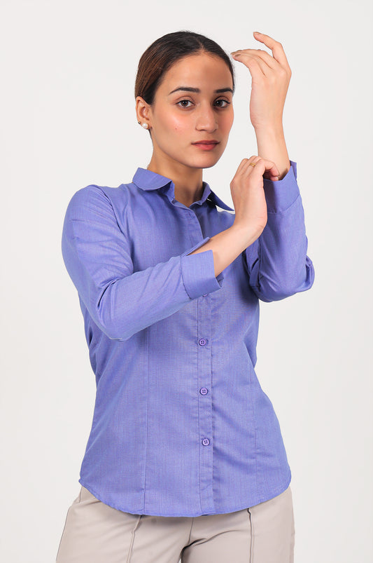 BLUEBIRD WOMEN'S PURPLE SHIRT