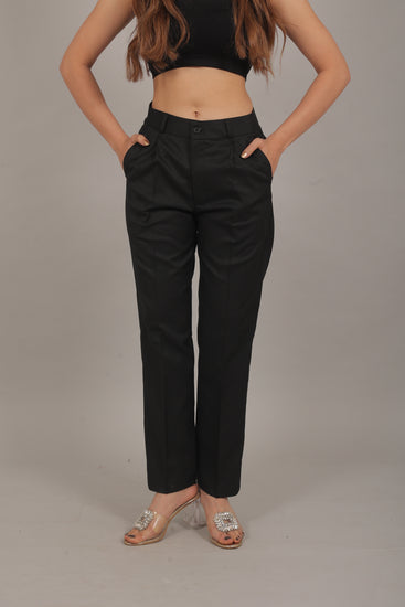 BLUEBIRD WOMEN'S BLACK TROUSER