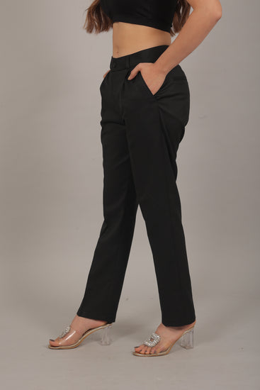 BLUEBIRD WOMEN'S BLACK TROUSER