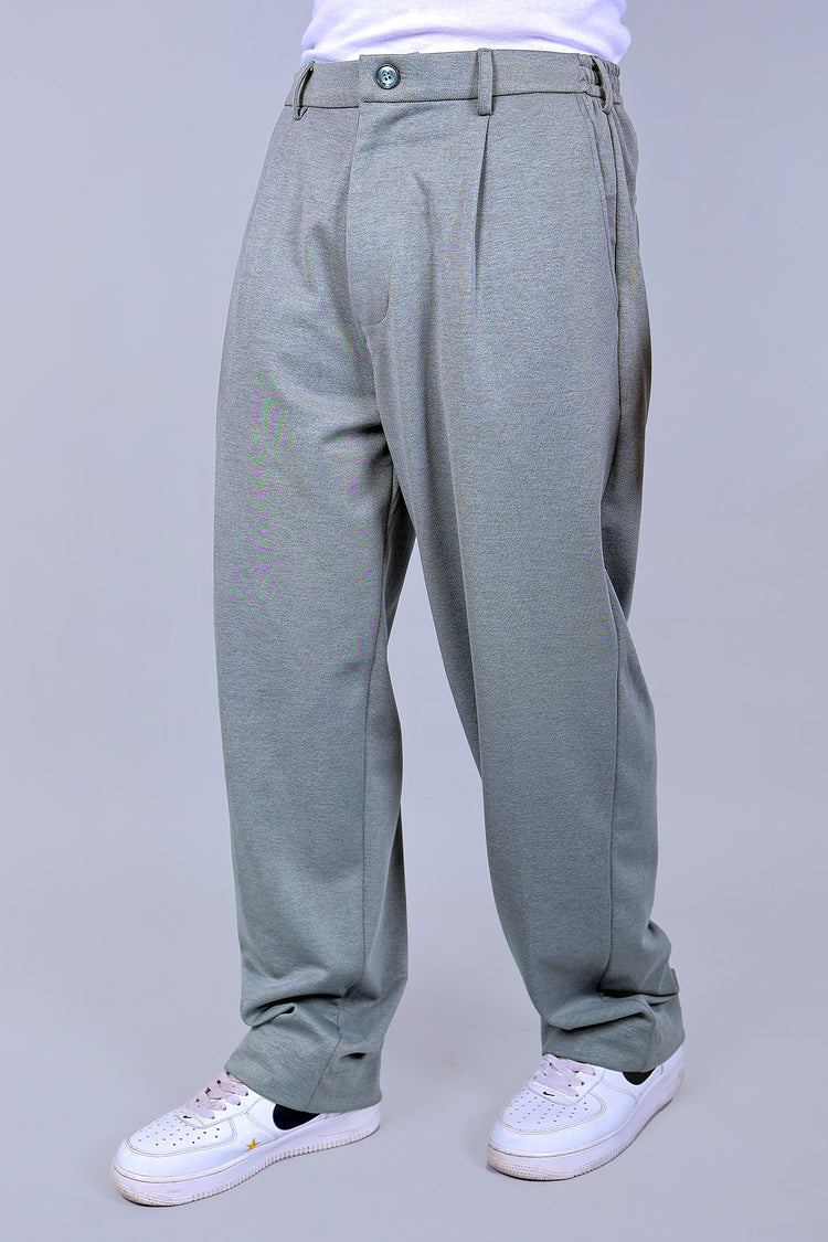 Bluebird Korean Pleated Pant Grey Color