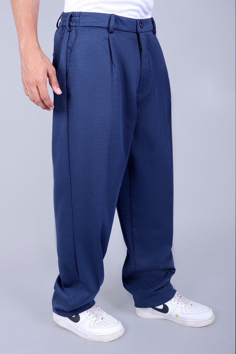 Bluebird Korean Pleated Pant Blue Color