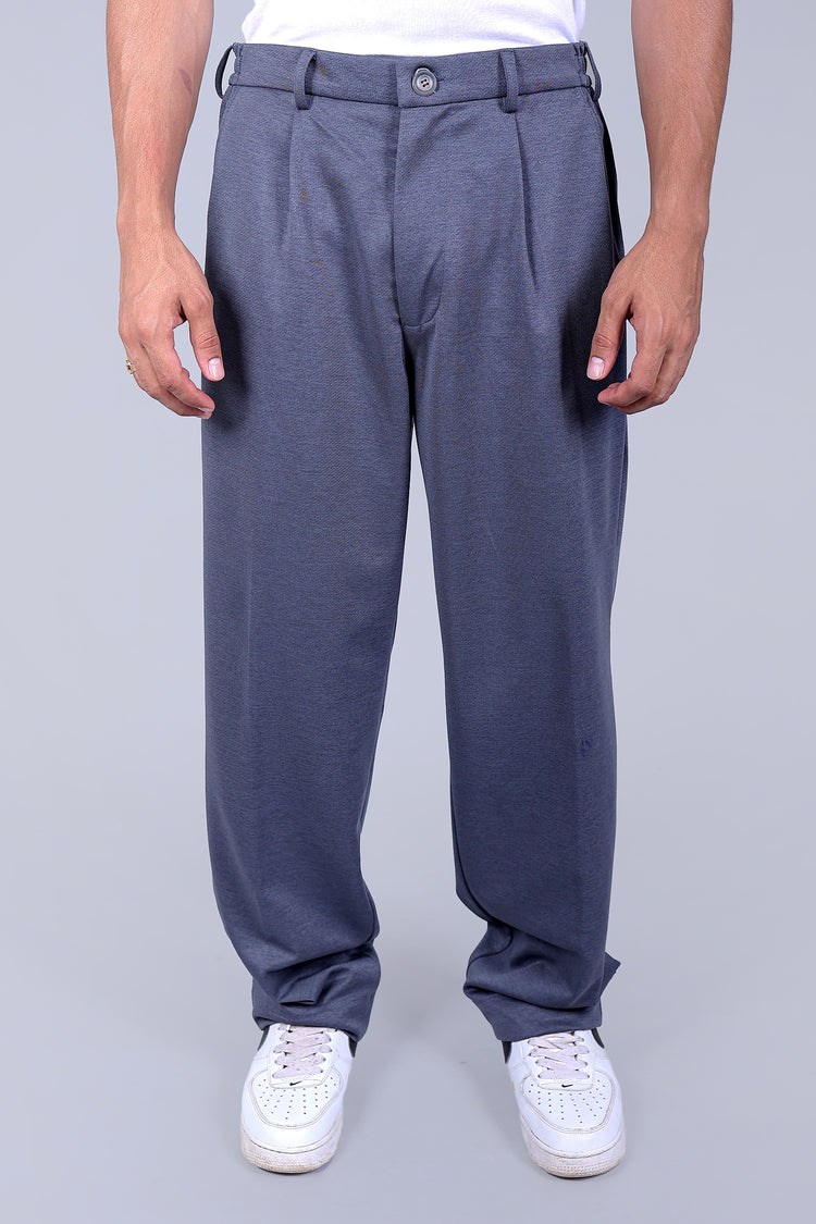 Bluebird Korean Pleated Pant Grey Color