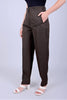 Bluebird Women's High-Waist Brown Trouser