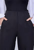 Bluebird Women's High-Waist Black Trouser