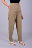 Bluebird Women's High-Waist Light Brown Trouser