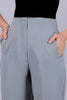 Bluebird Women's High-Waist Grey Trouser