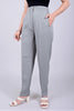 Bluebird Women's High-Waist Grey Trouser