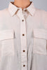 BLUEBIRD Women's Beige Linen Shirt