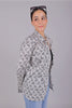 Bluebird Women's White Printed Satin Shirt