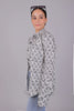 Bluebird Women's White Printed Satin Shirt