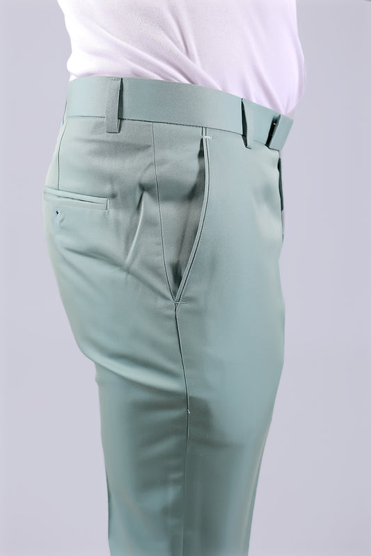 Bluebird Tailored Fit Pistachio Green Trouser