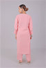 Bluesaanchi Women's Baby Pink Kurti With Trouser Pajama Set