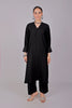 Bluesaanchi Women's Black Kurti With Trouser Pajama Set