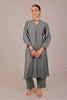 Bluesaanchi Women's Grey Kurti With Trouser Pajama Set