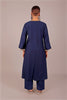 Bluesaanchi Women's Royal Blue Kurti With Trouser Pajama Set