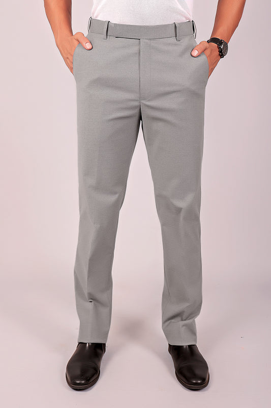 Bluebird Men's Lava Grey Stretch Band Trousers