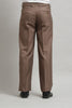 Premium Classic Taupe Pleated Trouser