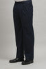 Midnight Blue Classic Pleated Trouser