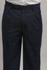 Midnight Blue Classic Pleated Trouser
