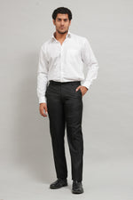 Bluebird Men's Black Decor Lycra Trouser