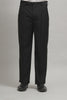 Onyx Black Classic Pleated Formal Trouser