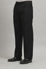 Onyx Black Classic Pleated Formal Trouser