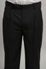 Premium Black Pleated Trousers