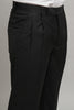 Premium Black Pleated Trousers
